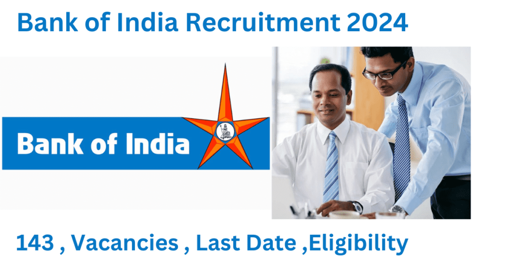 Bank of India Recruitment 2024